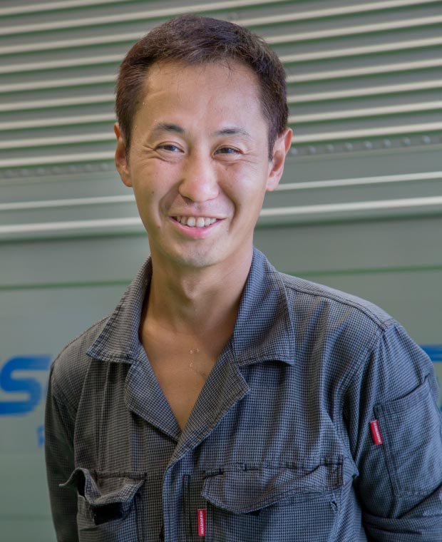 金木 正来(38才)入社5年 工場長
